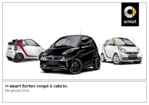 2014 Smart fortwo Price List UK