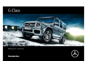 2016 Mercedes-Benz G-Class UK