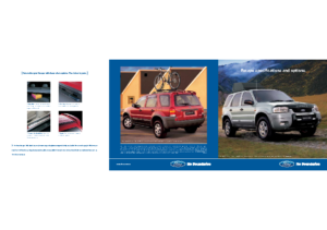 2004 Ford Escape Specs AUS