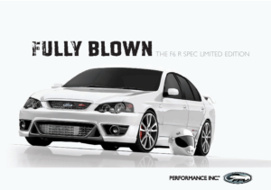 2007 Ford FPV F6 R Spec Flyer AUS