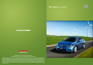 2009 Honda Civic Hybrid AUS