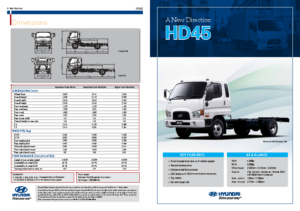 2010 Hyundai HD45 Specs AUS