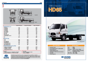 2010 Hyundai HD65 Specs AUS