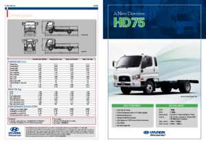 2010 Hyundai HD75 Specs AUS