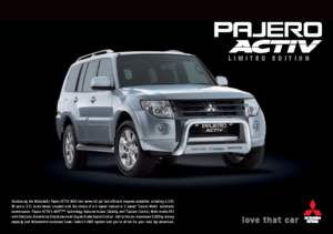 2010 Mitsubishi Pajero Flyer AUS