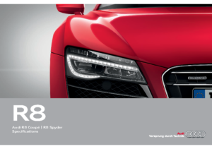 2014 Audi R8 Spec Guides AUS