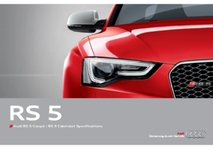 2014 Audi RS 5 Spec Guides