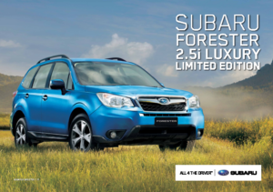 2014 Subaru Forester Luxury Limited Edition AUS