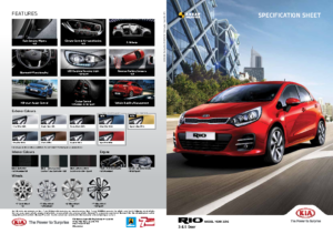 2016 Kia Rio Specs AUS