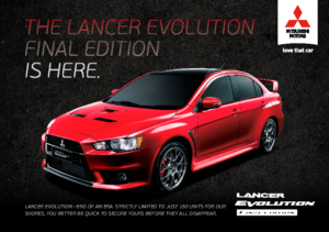 2016 Mitsubishi Evo Final Edition AUS