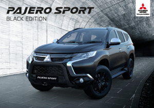 2019 Mitsubishi Pajero Sport Black Edition Flyer AUS