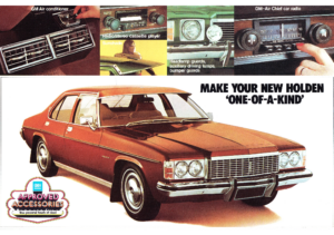 1974 Holden HJ Accessories AUS