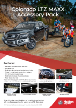 2016 Holden Colorado Maxx Pack Flyer AUS