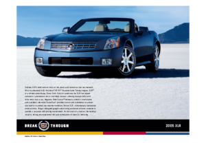 2005 Cadillac XLR Spec Sheet