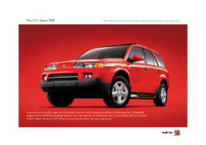 2005 Saturn Vue Spec Sheet
