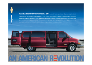 2006 Chevrolet Express Spec Sheet