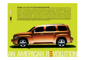 2006 Chevrolet HHR Spec Sheet v2