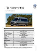 2008 VW Hannover Bus Specs AUS