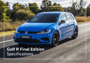 2020 VW Golf R Final Edition AUS