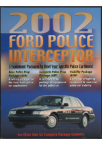 2002 Ford Police Interceptor Packages