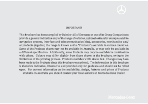 2006 Mercedes-Benz R-Class Accessories AUS