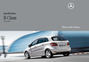 2009 Mercedes-Benz B-Class Specs AUS