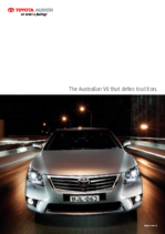 2009 Toyota Aurion AUS