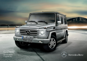 2010 Mercedes-Benz G-Class Specs AUS