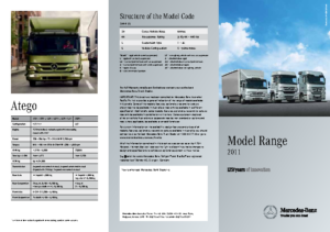 2011 Mercedes-Benz Atego Model Range AUS