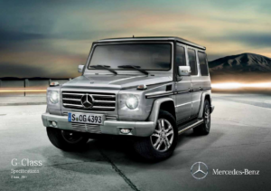 2011 Mercedes-Benz G-Class Specs AUS