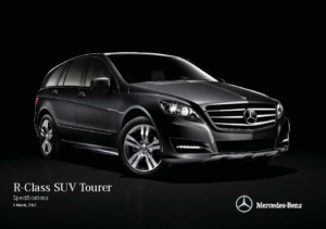 2012 Mercedes-Benz R-Class Specs AUS