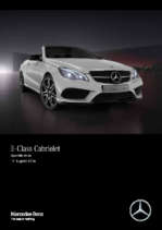 2016 Mercedes-Benz E-Class Cabriolet AUS