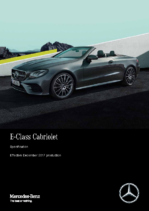 2017 Mercedes-Benz E-Class Cabriolet Specs AUS