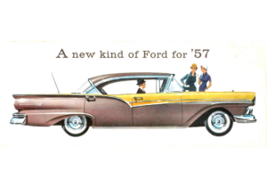 1957 Ford Lineup Foldout CN