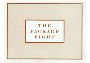 1934 Packard Eight Booklet