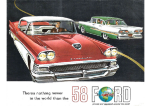 1958 Ford Full Line Foldout (4-58)