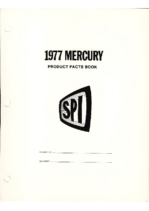 1977 Mercury Product Facts Book