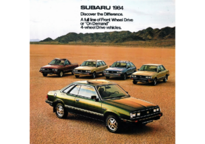 1984 Subaru Model Range