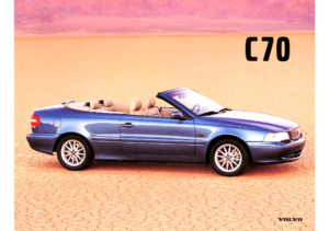 1998 Volvo C70 Coupé-Convertible Leaflet