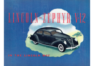 1937 Lincoln Zephyr Folder 6-37