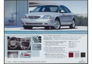 2004 Mercury Sable LS Premium Flyer