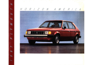 1987 Plymouth Horizon America