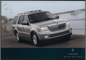 2005 Lincoln Navigator Foldout Dealer