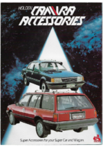 1983 Holden JB Camira Accessories (Aus)