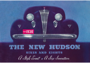 1936 Hudson Full Line