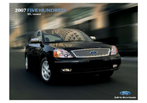 2007 Ford Five Hundred (Cdn) Dealer