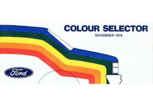 1980 Ford Colour Chart AUS