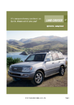 2007 Toyota Land Cruiser Specs