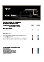2014 MINI Clubman Bond Street Package
