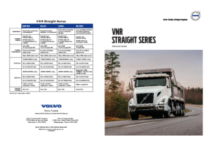 2019 Volvo VNR Straight Series Product Guide
